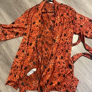 forever 21 cheetah print robe never worn